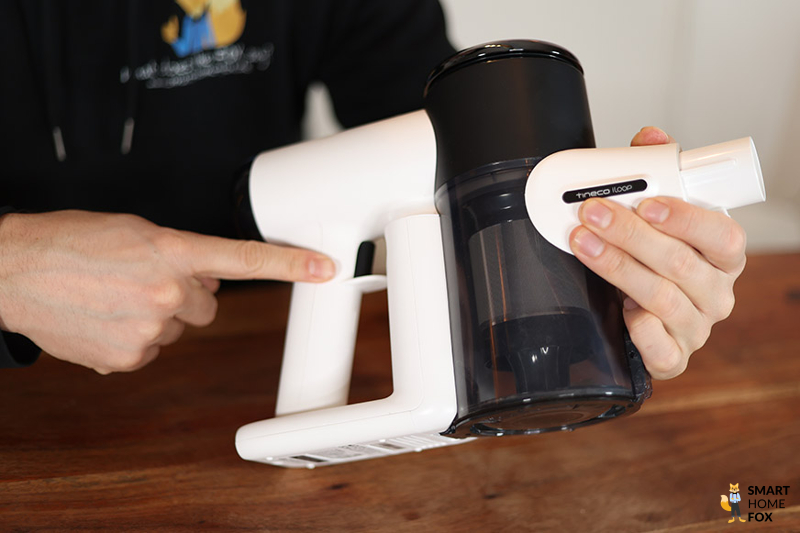 Power-Knopf des Tineco Pure One Air Pro